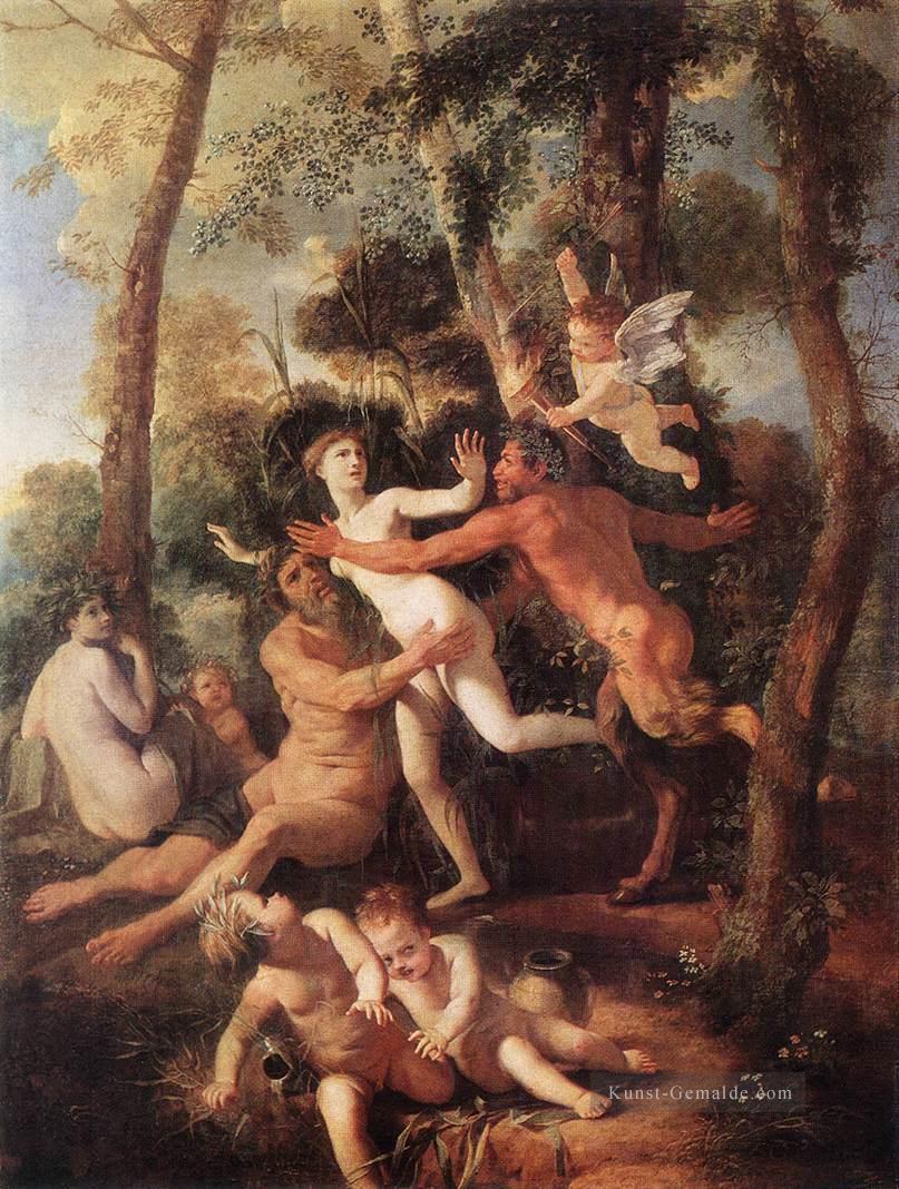Pan Syrinx klassische Maler Nicolas Poussin Der Ölgemälde